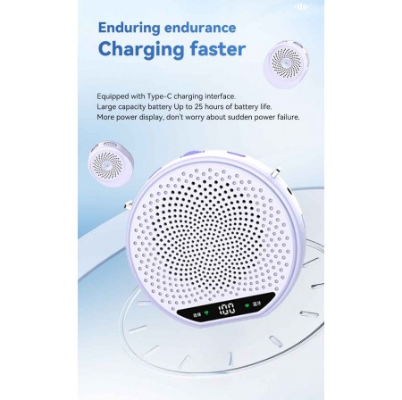ENNOKING Portable Wireless Home Theater Microphone