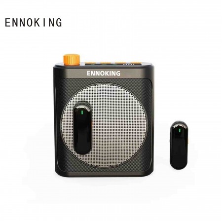  ENNOKING Wireless Lavalier Amplifier Microphone with Bluetooth 5.3, Noise Cancellation and Portable Clip Mount for Audio Systems