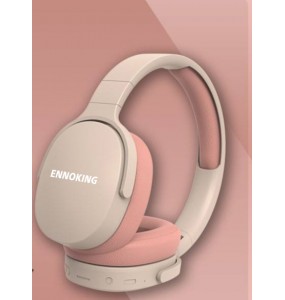 ENNOKING  Wireless Headset with Microphone, Noise Cancelling, Gaming Headset, HiFi Stereo for iPhone