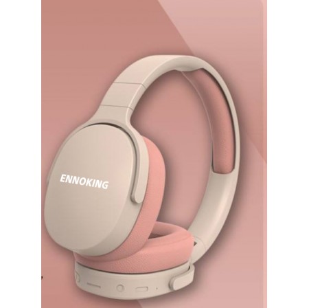 ENNOKING  Wireless Headset with Microphone, Noise Cancelling, Gaming Headset, HiFi Stereo for iPhone