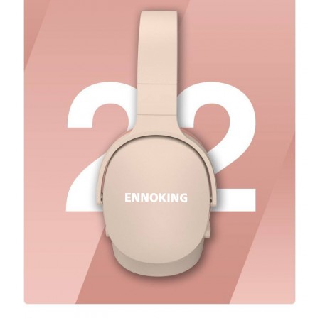 ENNOKING  Wireless Headset with Microphone, Noise Cancelling, Gaming Headset, HiFi Stereo for iPhone