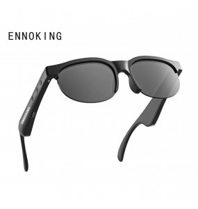 ENNOKING  Smart AI Translation BT Glasses Sunglasses UV Protection Outdoor Sports Riding Listening Call Glasses Cross-Border