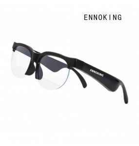 ENNOKING  Smart AI Translation BT Glasses Sunglasses UV Protection Outdoor Sports Riding Listening Call Glasses Cross-Border