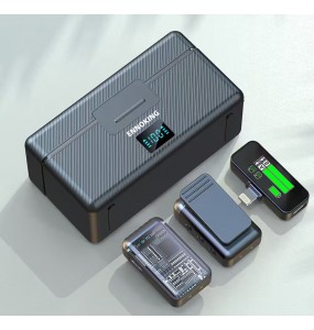 ENNOKING Professional RTS Mic 2 KS08 Wireless Lavalier Microphone Metal Charging Case Type C High Quality Noise Reduction